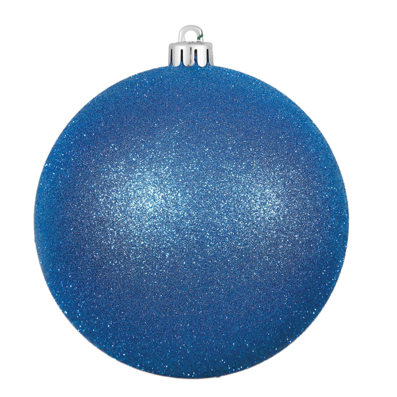 Glitter Round Ornaments 4" - 12" Sizes (Sold in Sets)