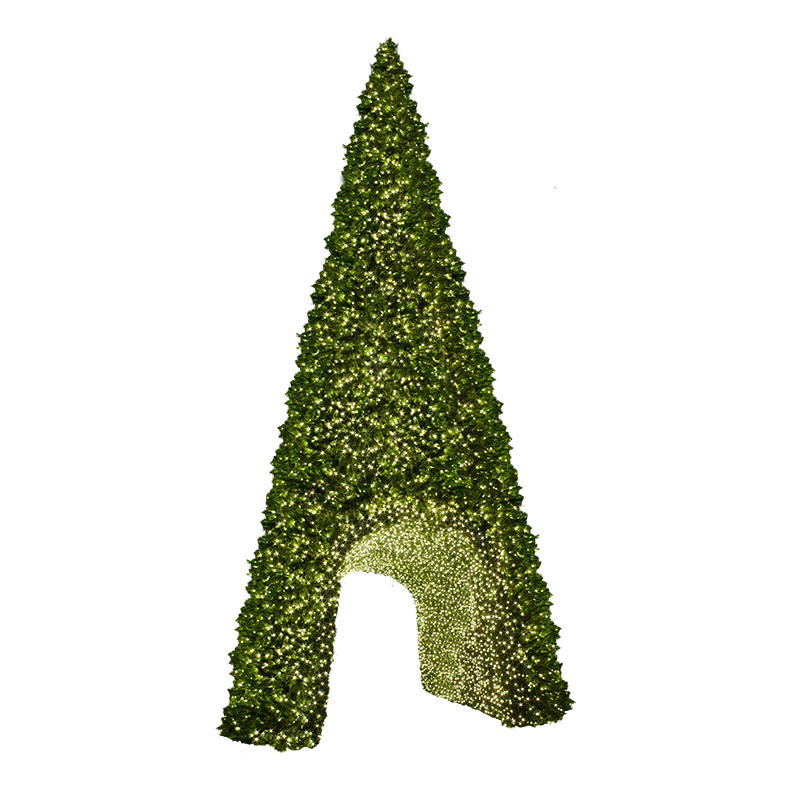40' Giant Walk Through Christmas Tree