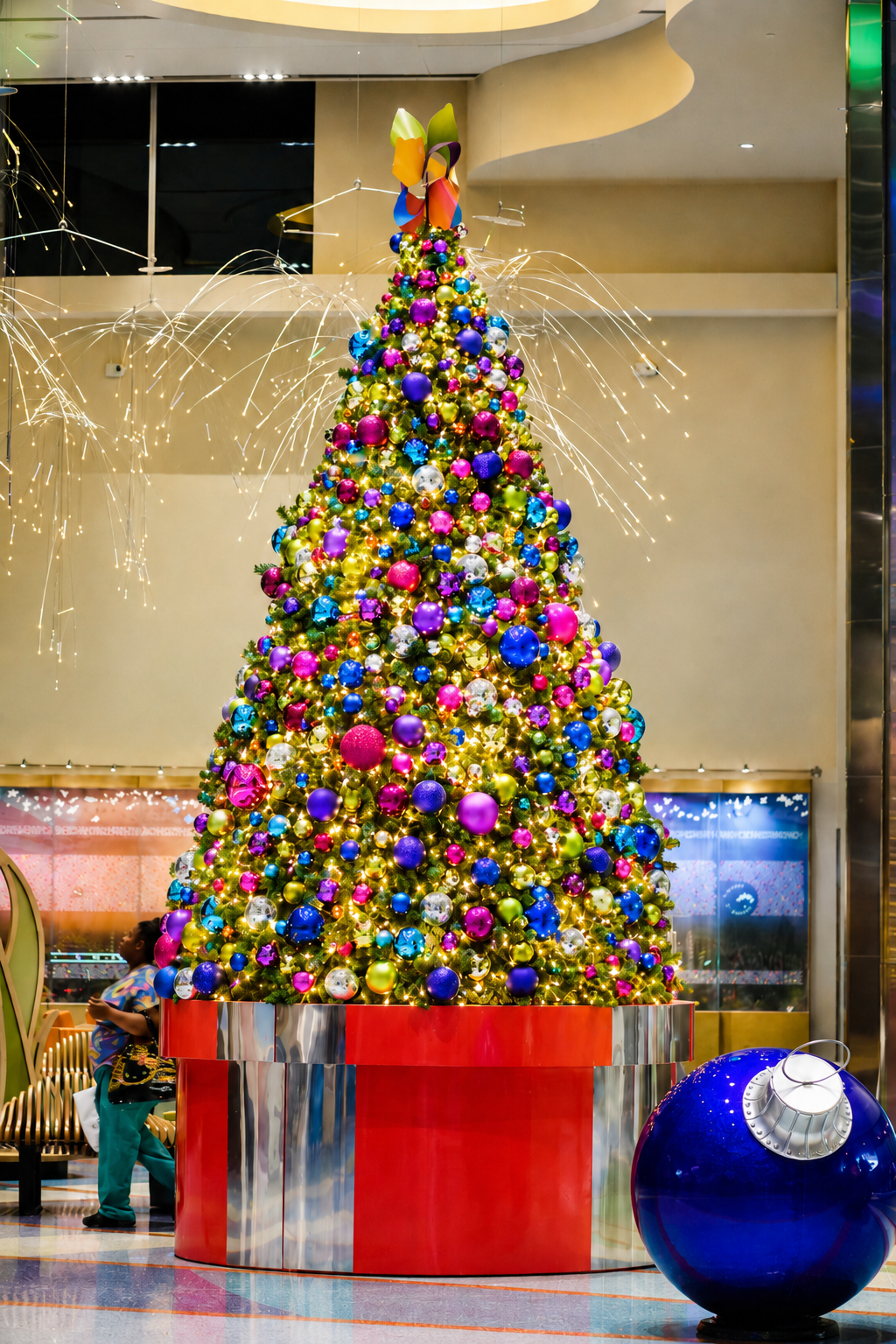 Indoor Deluxe Pre-Decorated Tower Tree with Options