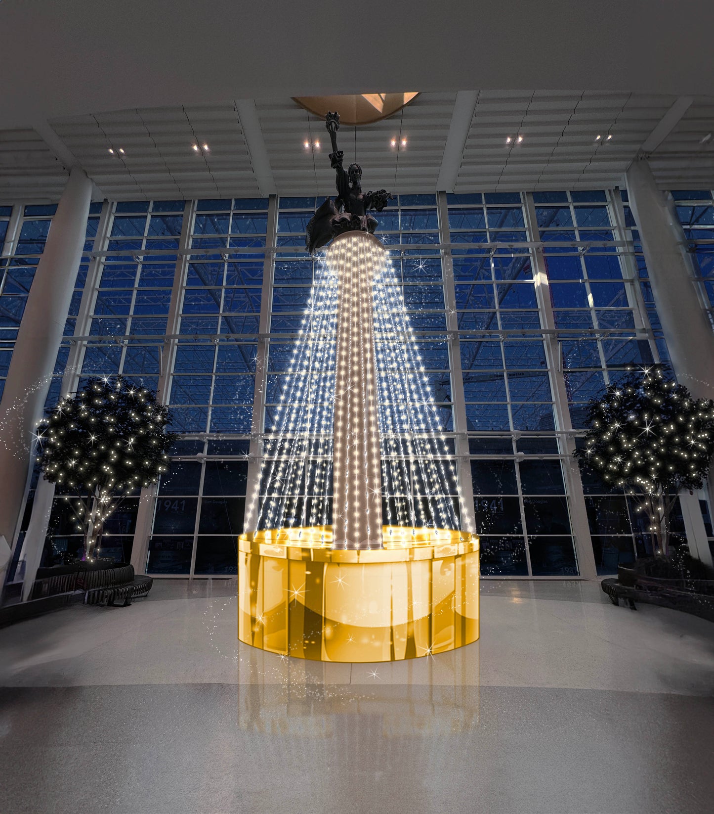 LED Tree of Lights Display