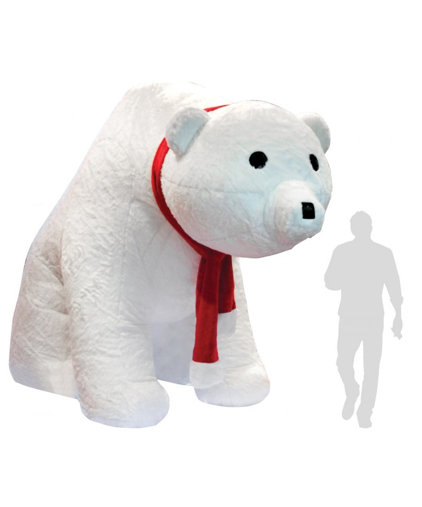 10 ft Inflatable Polar Bear Decoration