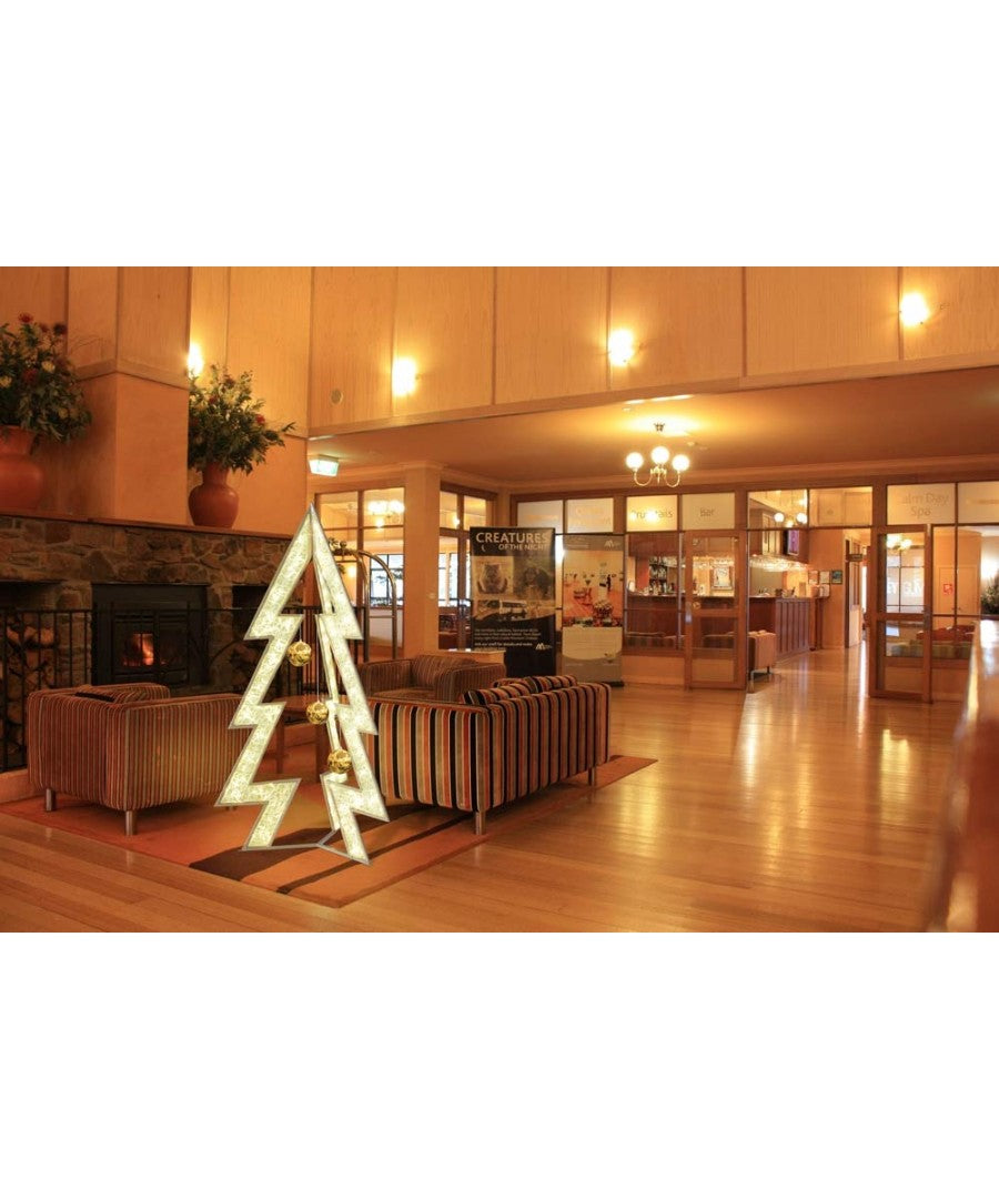 3D Cut Out Accent Christmas Tree Lobby Decor
