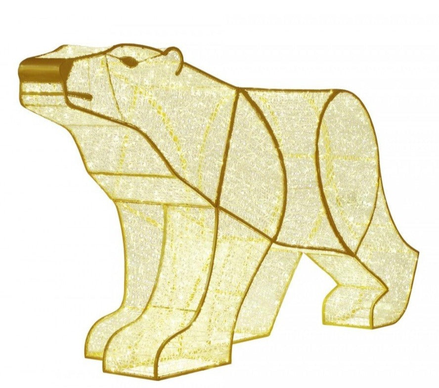 3D Giant Polar Bear LED Display