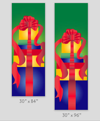 18 oz. reinforced vinyl double-sided banner with same full-color art both sides; made to order, minimum order 10