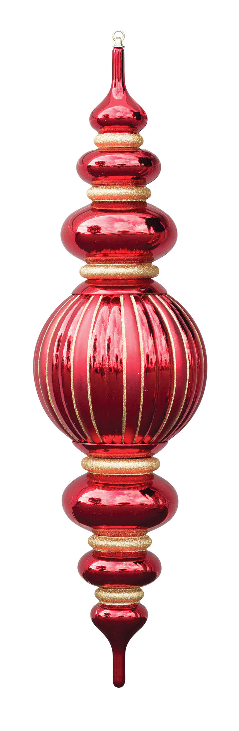Jumbo Exterior Red 44" Finial