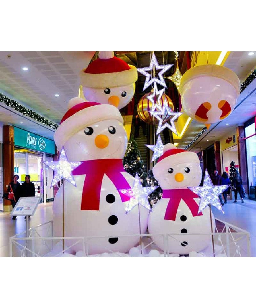 9.5' Standing Inflatable Snowman