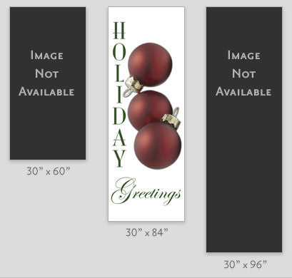 18 oz reinforced vinyl light pole banner, double-sided with same art both sides; produced on demand; minimum order 10
