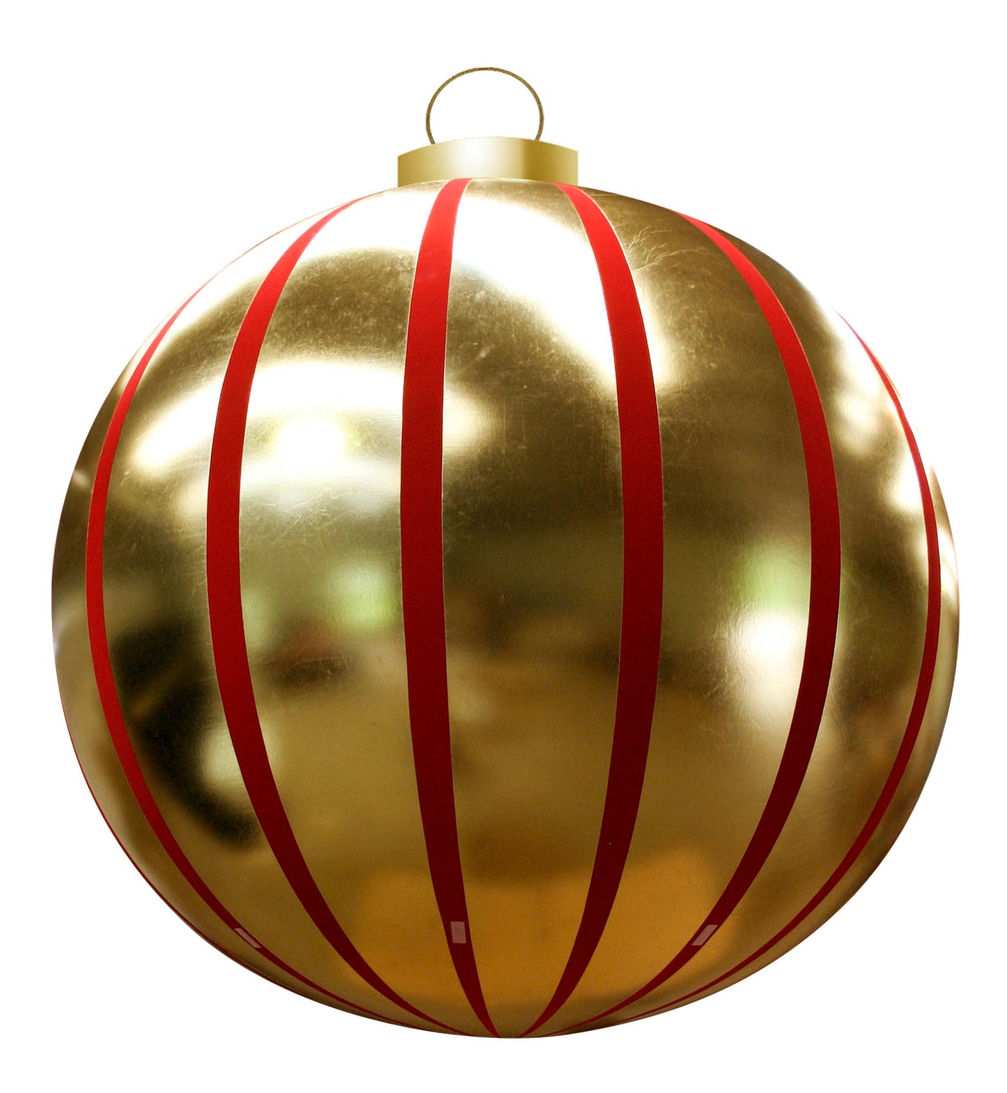 Giant Striped Round Inflatable Ornaments - 2 Sizes