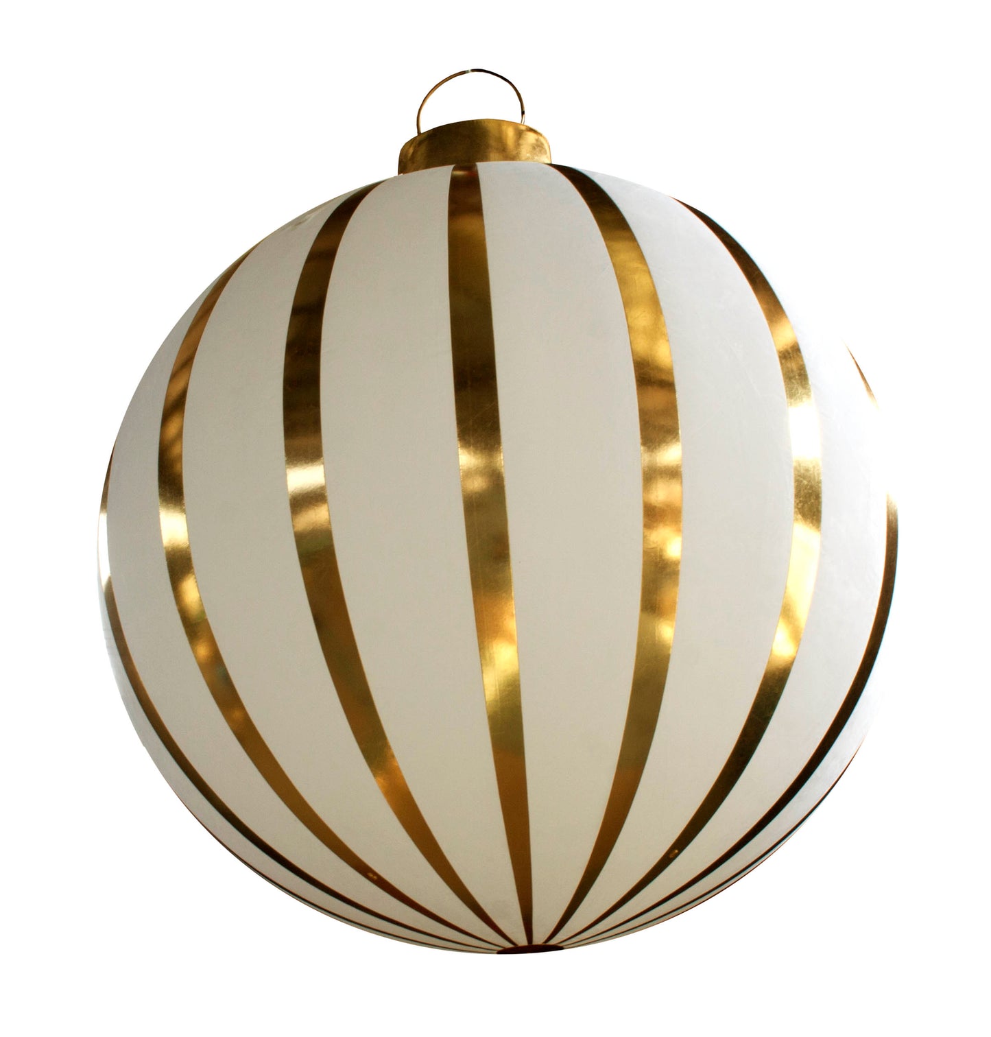Giant Striped Round Inflatable Ornaments - 2 Sizes