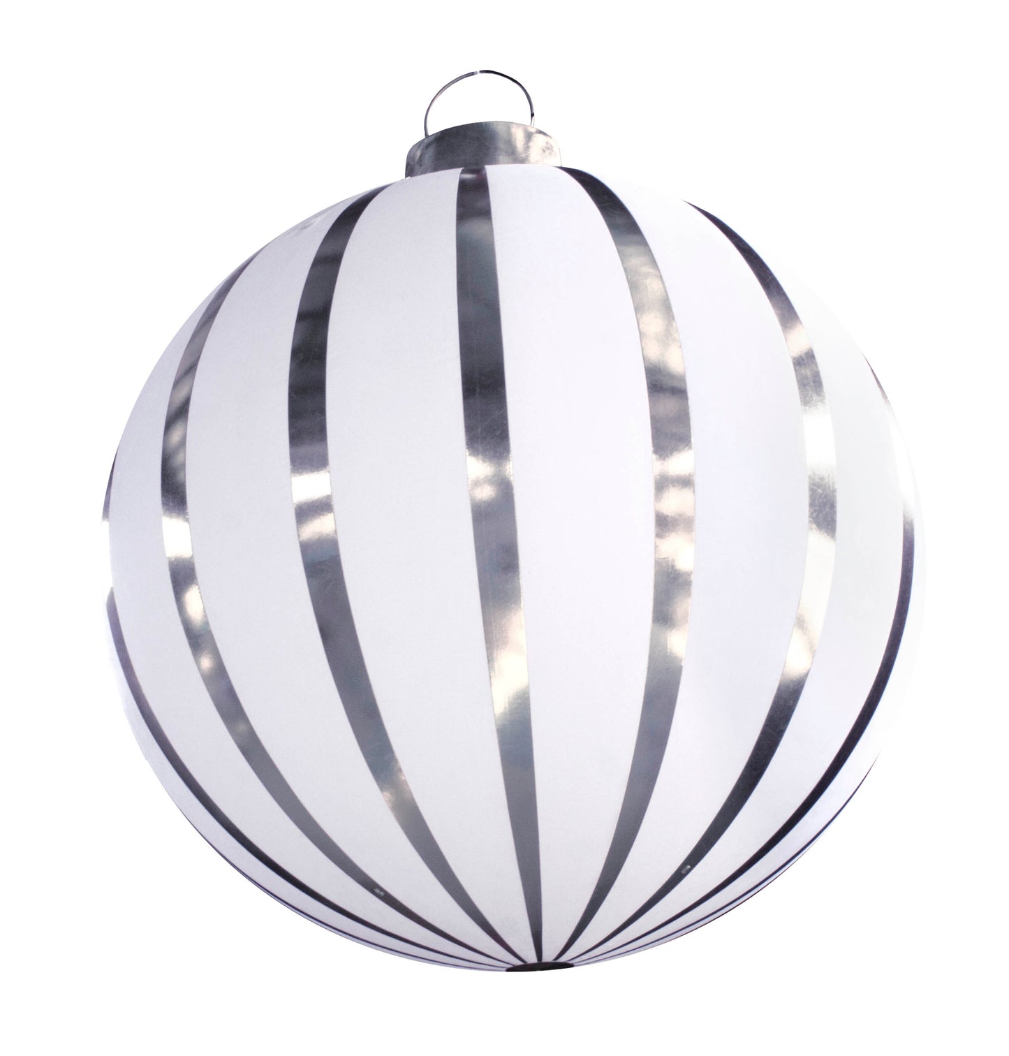 Giant Striped Round Inflatable Ornaments - 2 Sizes