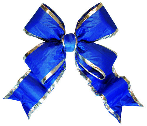 Blue Nylon Bow