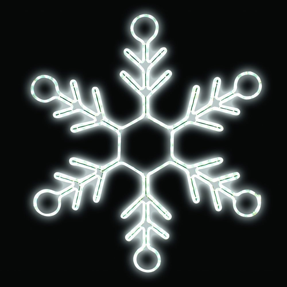 LED Ropelight Snowflake 