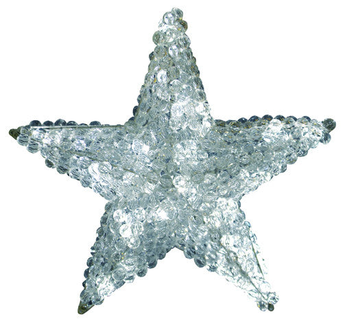 Star Tree Topper - White LED Lights | Commercial Christmas - Commercial Christmas Decorations for Indoor and Outdoor Display