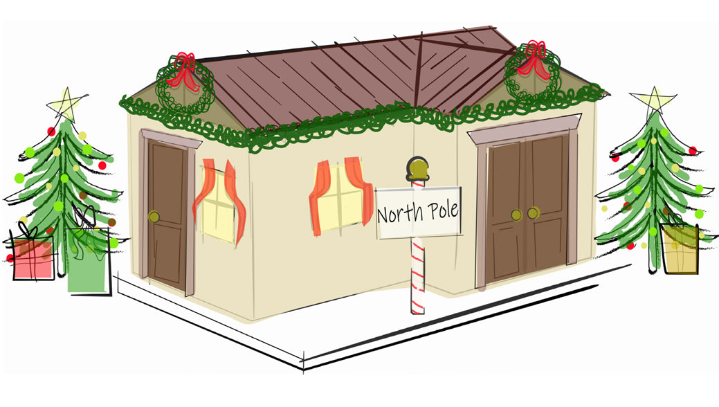 Custom Santa House