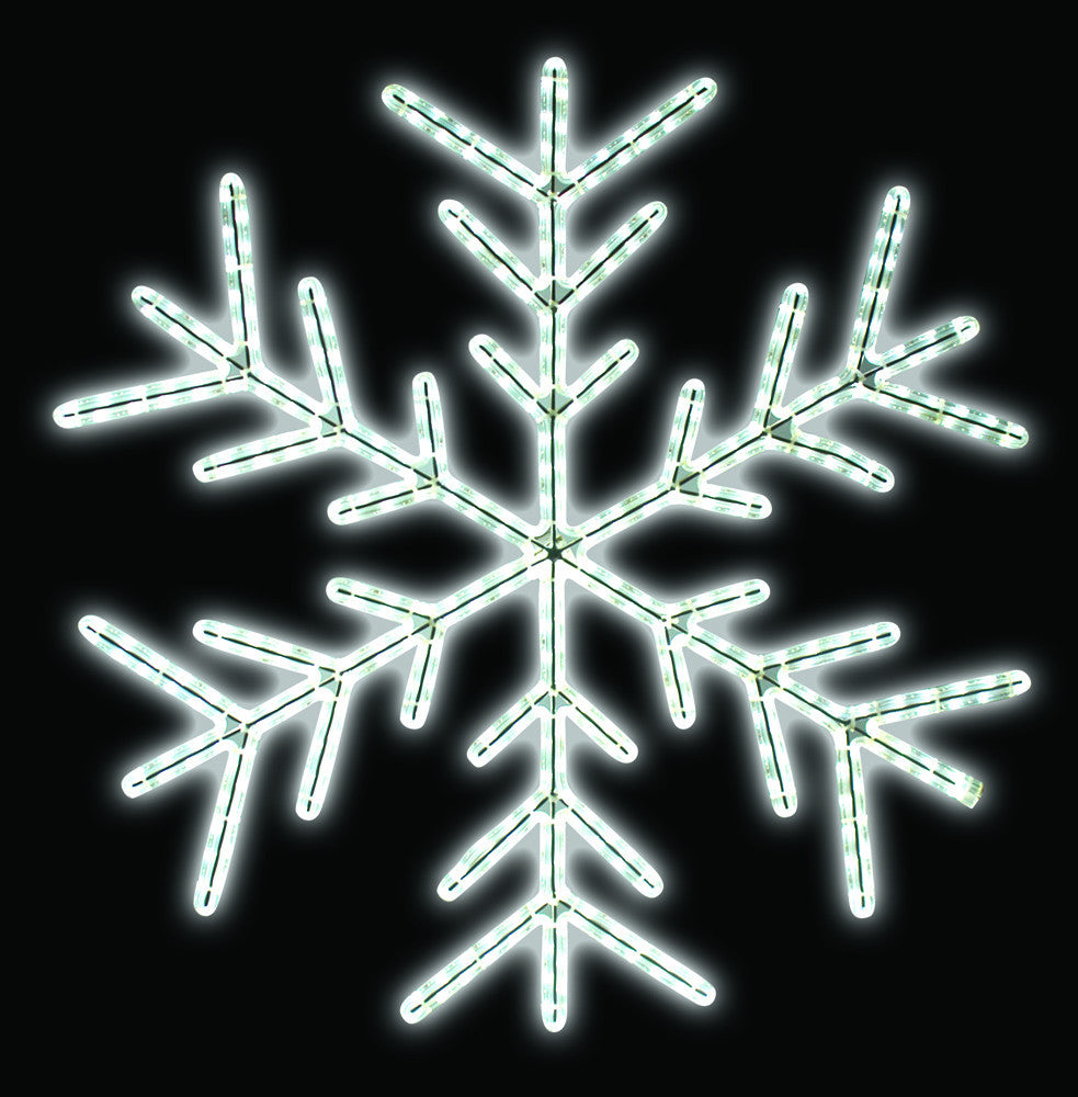 LED Rope Light Snowflake Festive Style