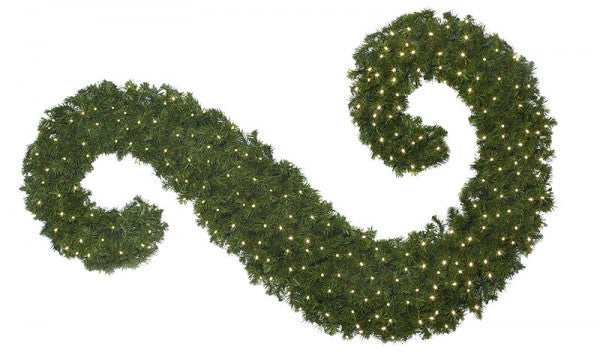 Left Side Topiary Scroll