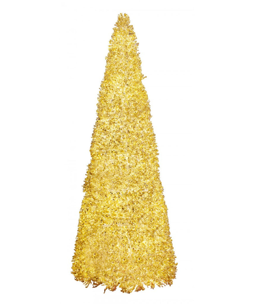 gold christmas tree background