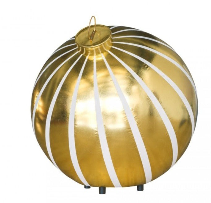 Floor Display Giant Striped Round Inflatable Ornaments - 2 Sizes