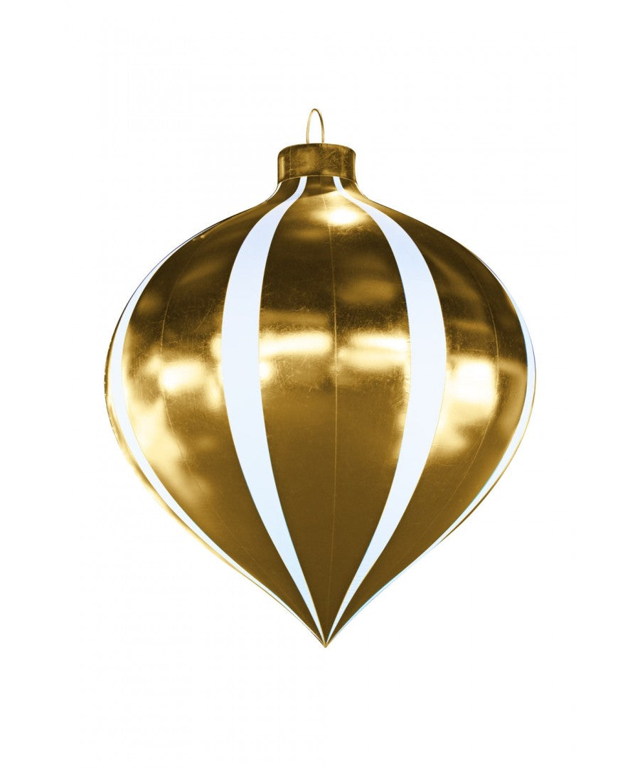 6.6' Giant Striped Onion Ornament Inflatable Decor