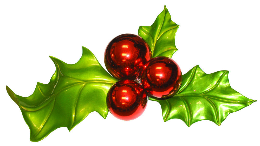Giant Decorated Holly Tree