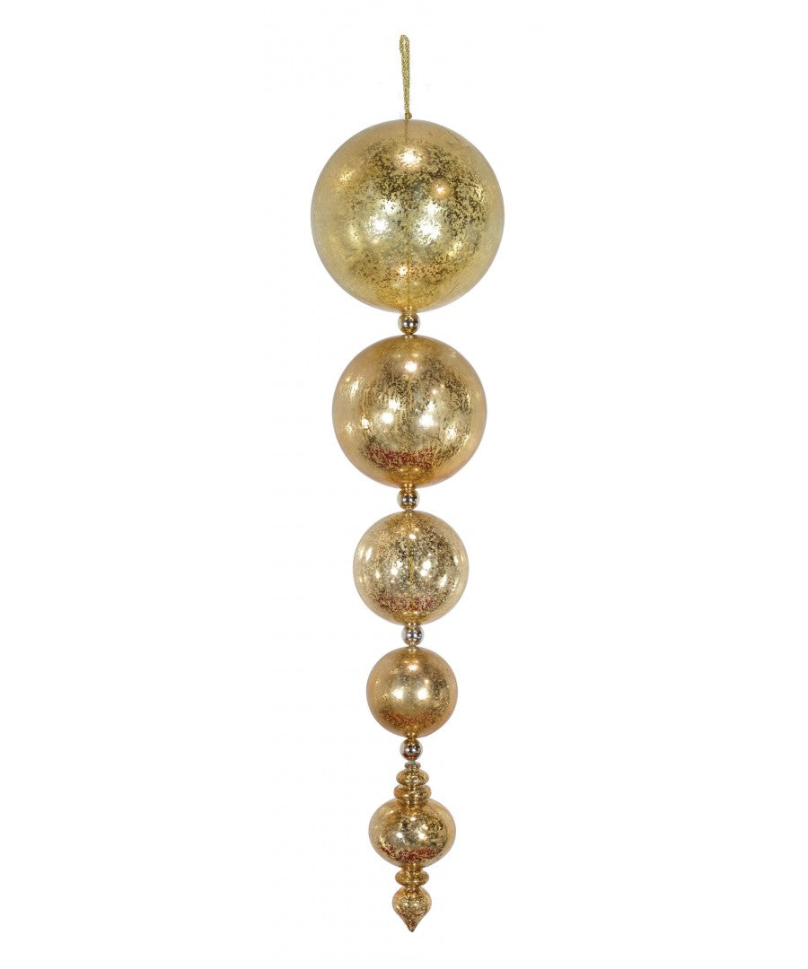 46" Commercial Mercury Ball Drop Finial