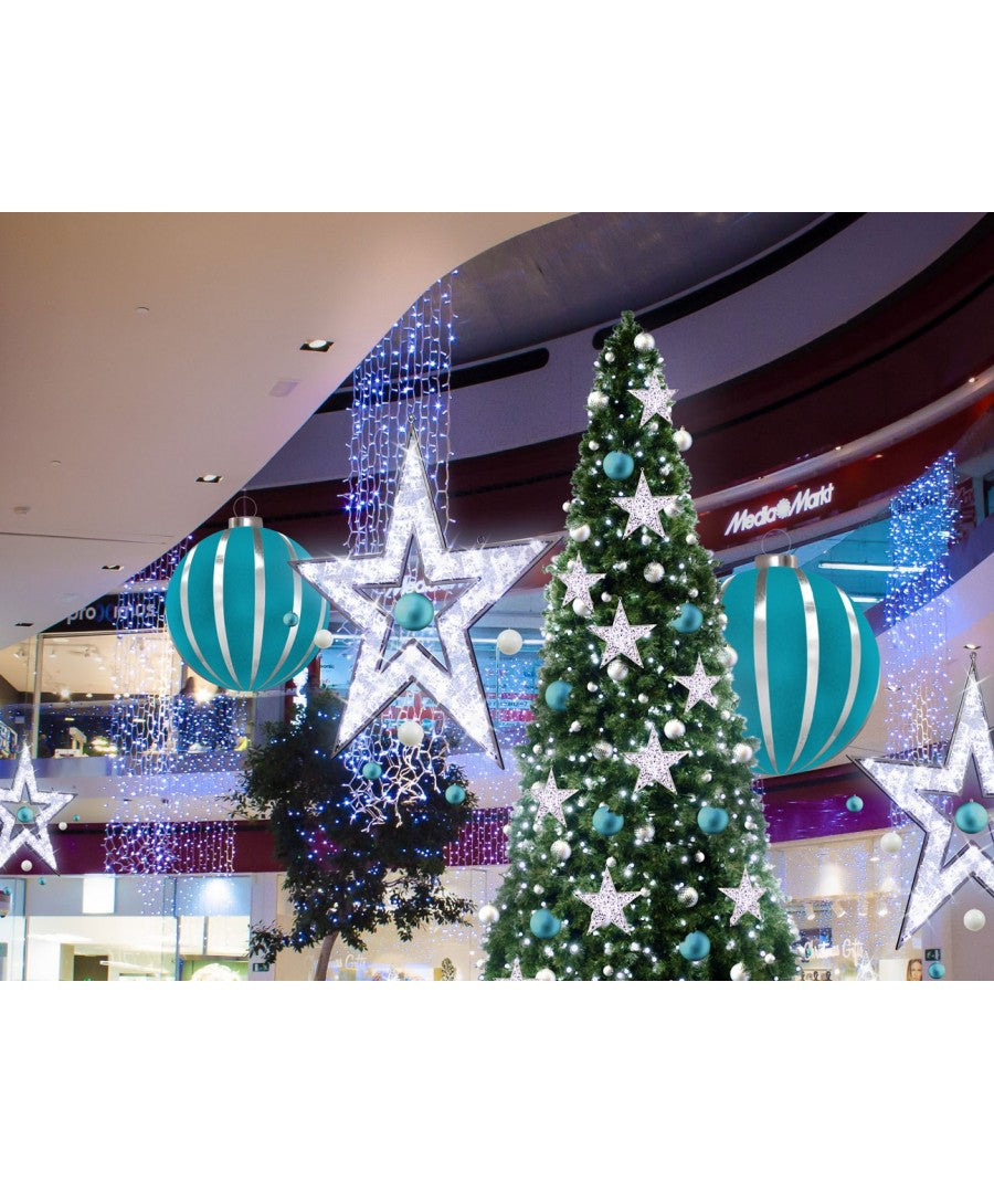 Giant Striped Round Inflatable Ornaments - 2 Sizes