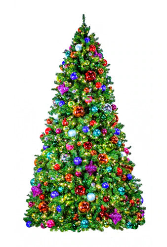 Jewel Tone Theme Tree Ornament Package