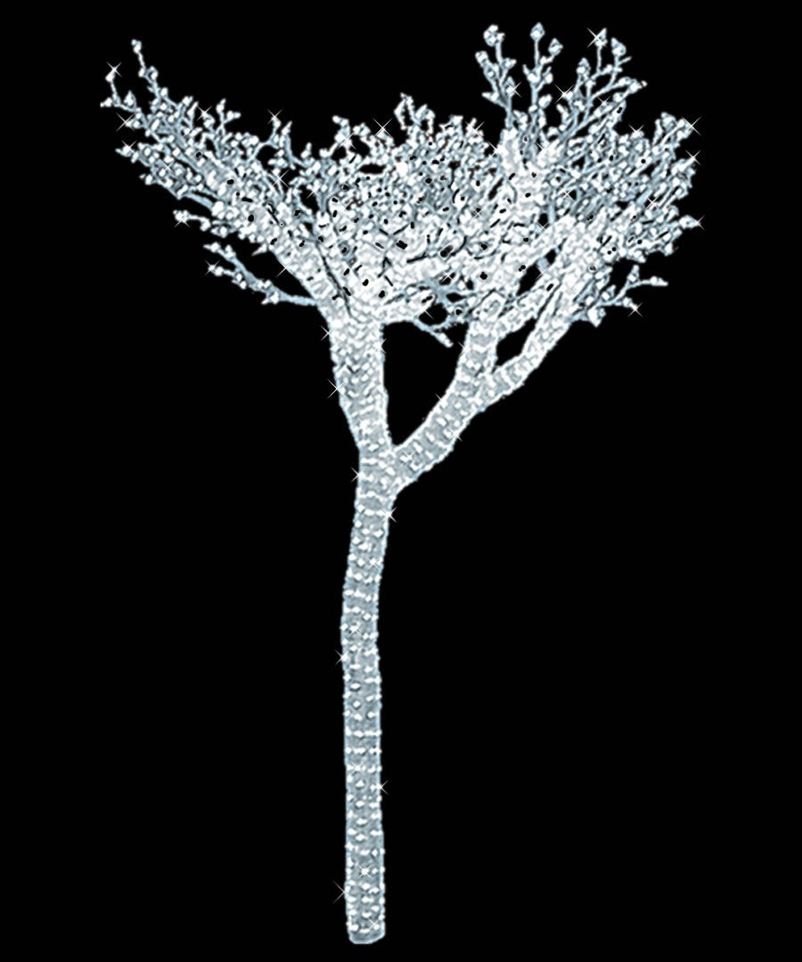 LED Lit Acrylic Acacia Tree