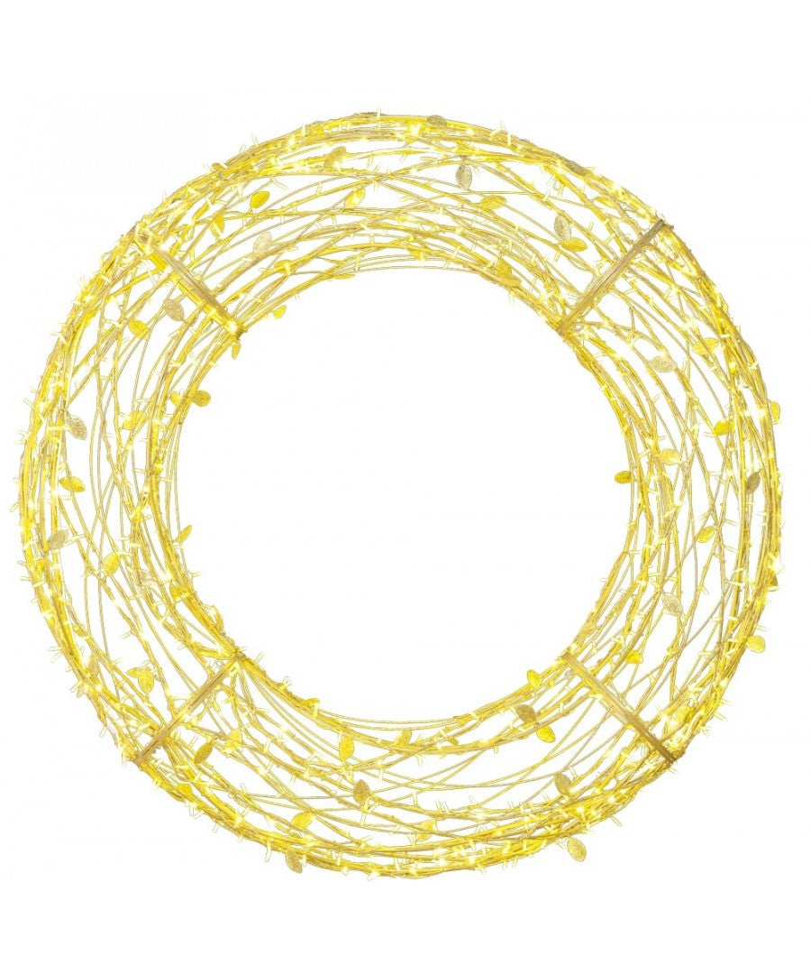 6.6' LED Leavesden Vine Wreath
