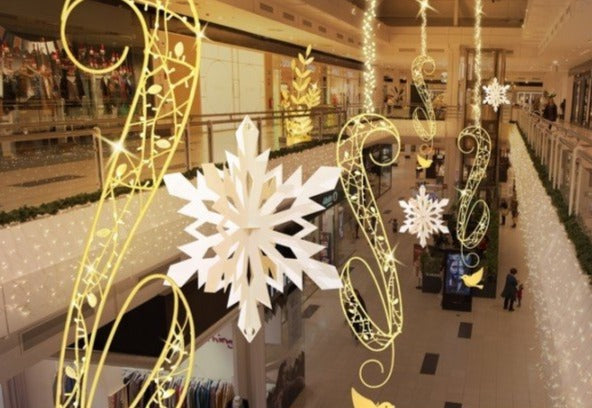 9.8' LED Leavesden Scroll Decor Accent