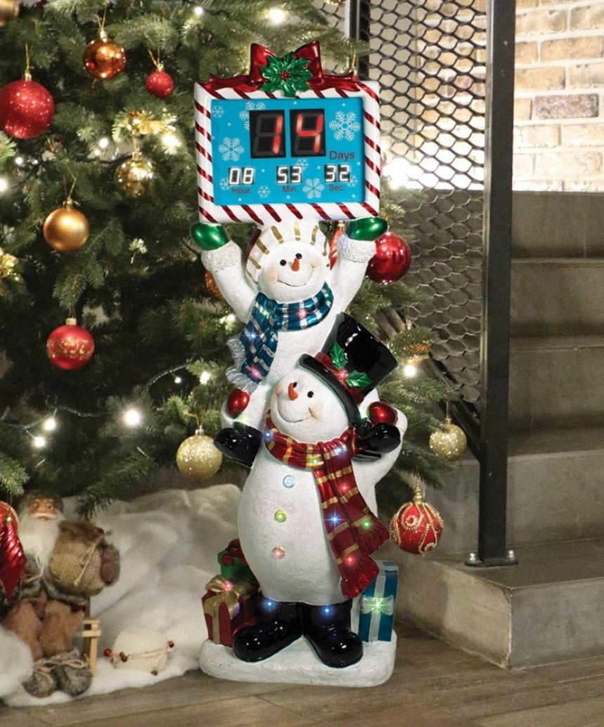 Christmas Countdown Snowman Prop