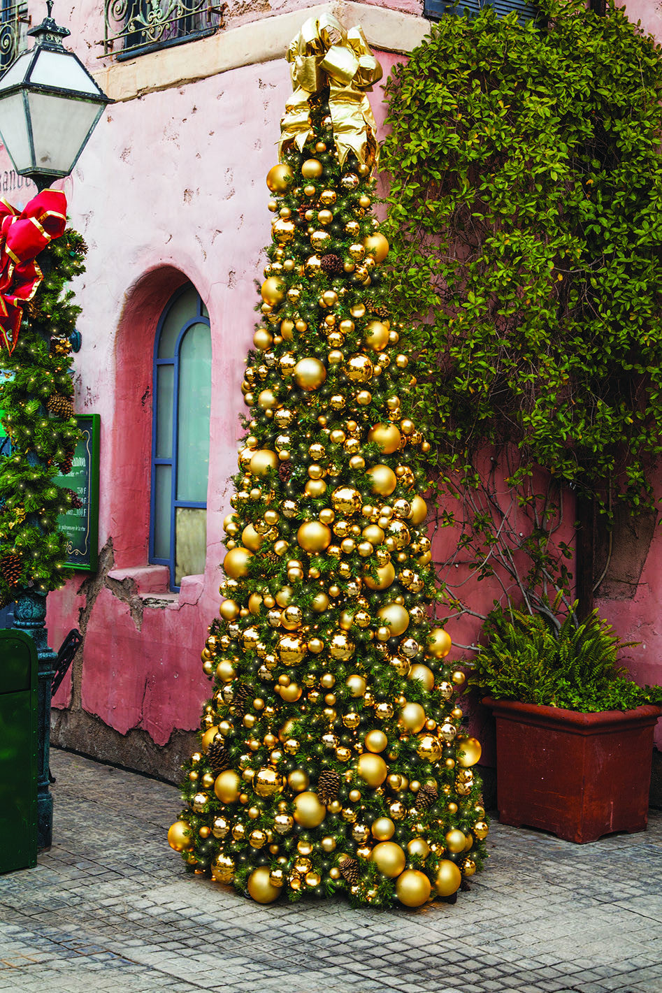 Giant Commercial Monarch Christmas Tree