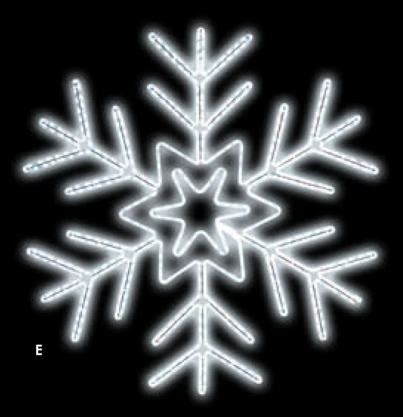 LED Snowflake - Radiant Style