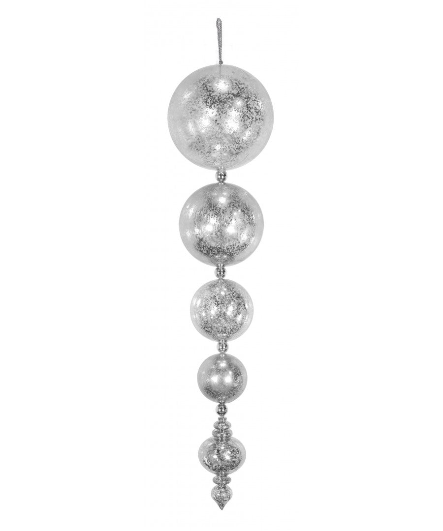 46" Commercial Mercury Ball Drop Finial