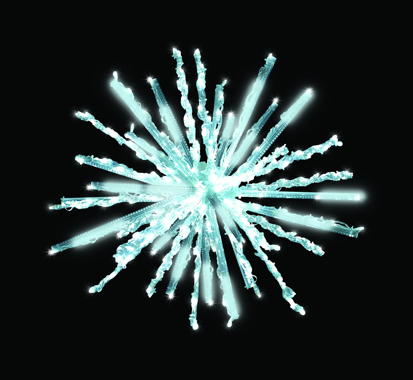 Lit LED Large Snowfall Tree Topper