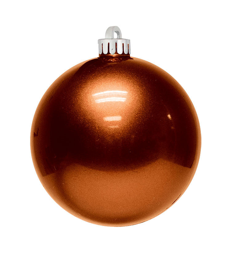 Copper Candy Apple Christmas Ornament
