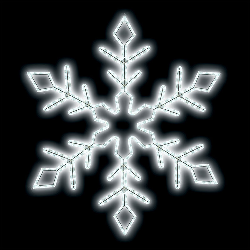LED Ropelight Snowflake 24" Branch