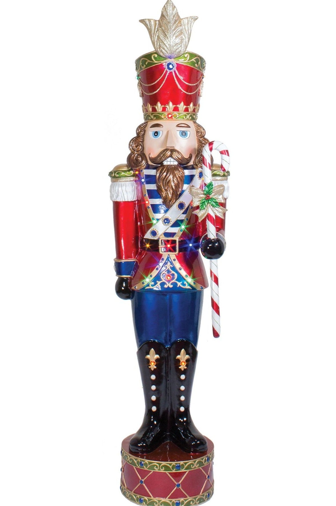 Fiberglass Lit Jeweled Nutcracker Prop