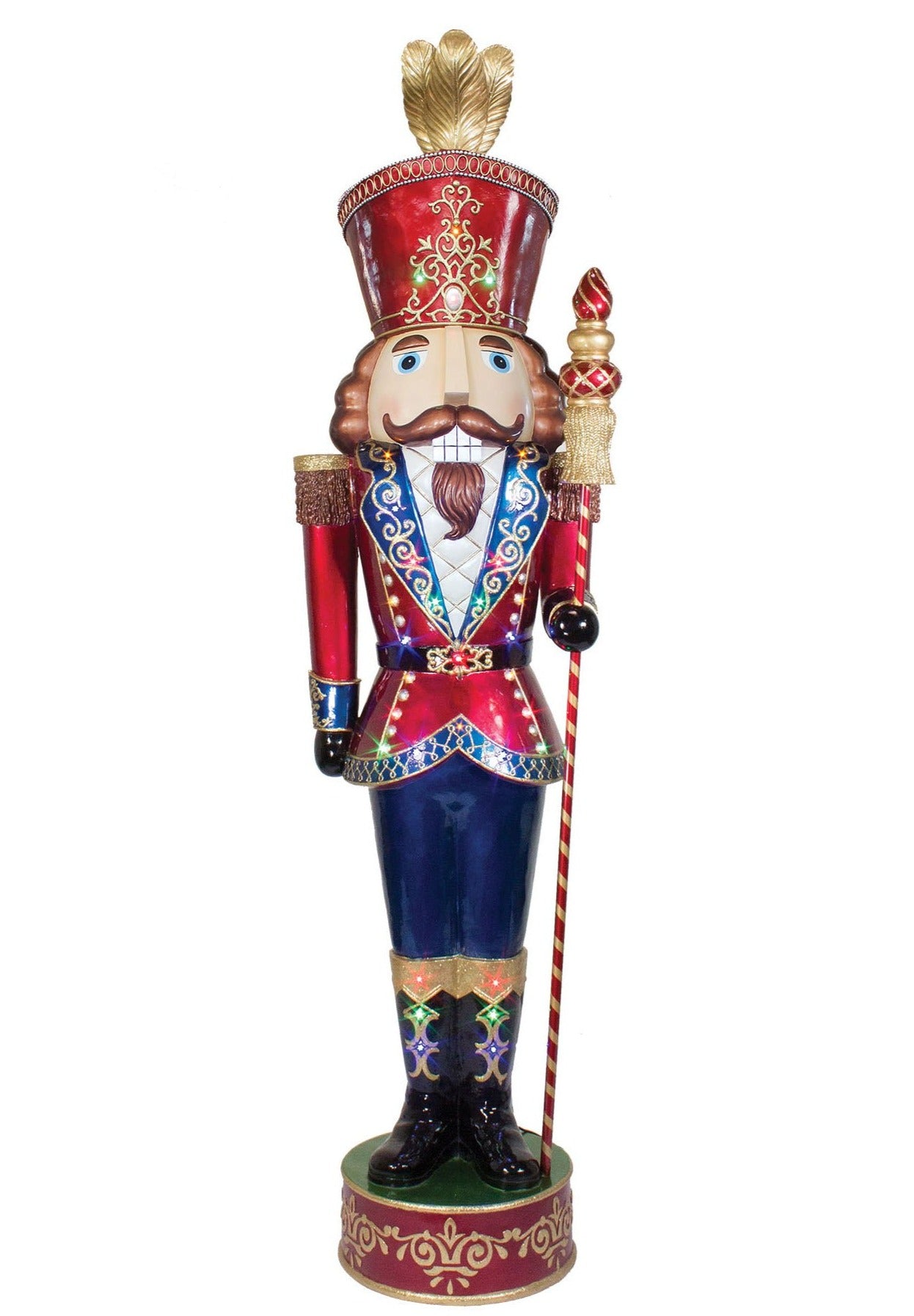 Lit Jeweled Nutcracker Prop
