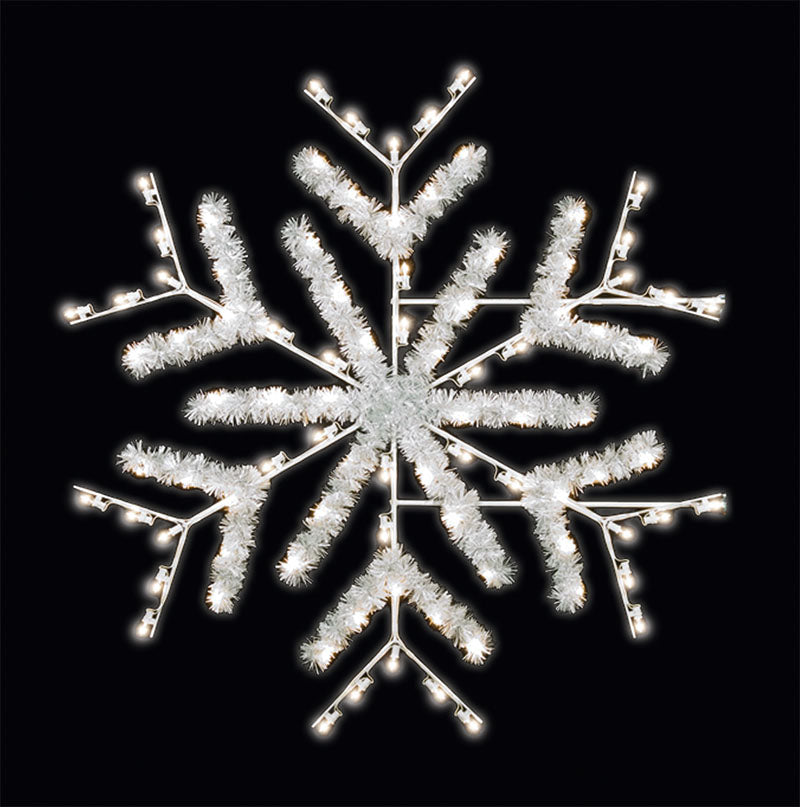 LED C7 Snowflake Pole Mount Decoration