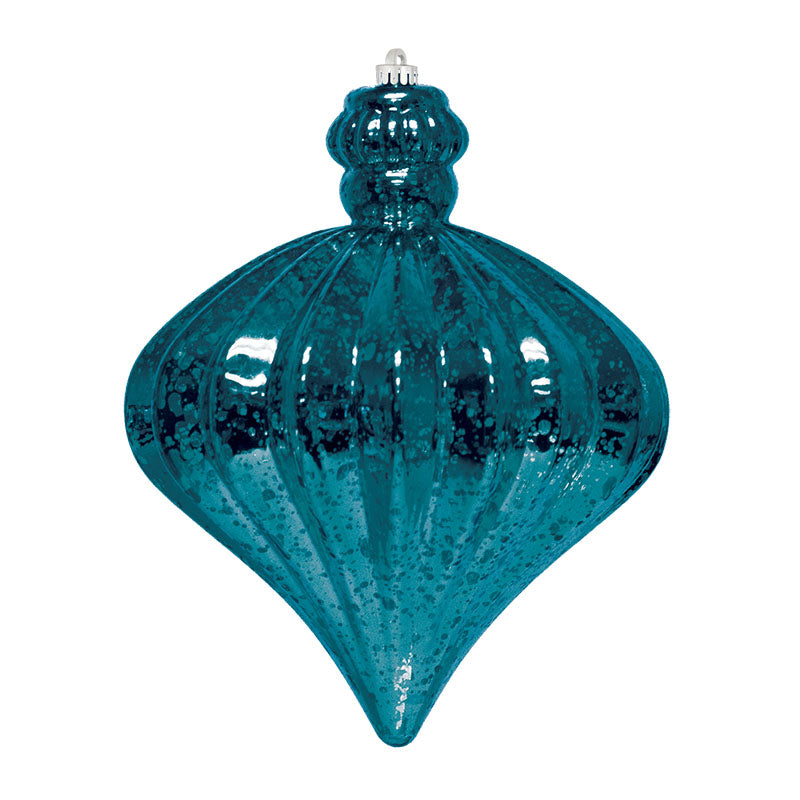 6.5" Commercial Jewel Shaped Mercury Ornament (Set of 8)