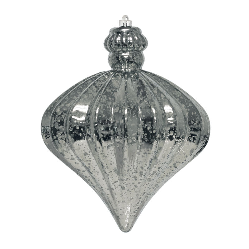 6.5" Commercial Jewel Shaped Mercury Ornament (Set of 8)