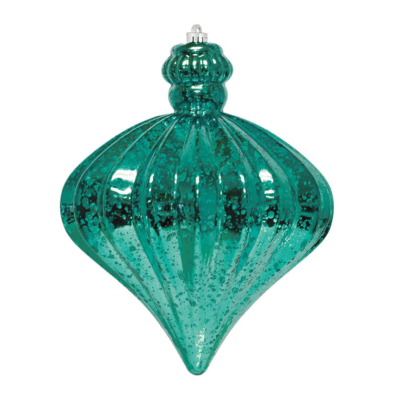 6.5" Commercial Jewel Shaped Mercury Ornament (Set of 8)