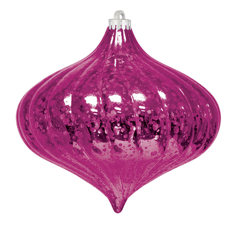 6" Commercial Top Swirl Mercury Ornament (Set of 8)