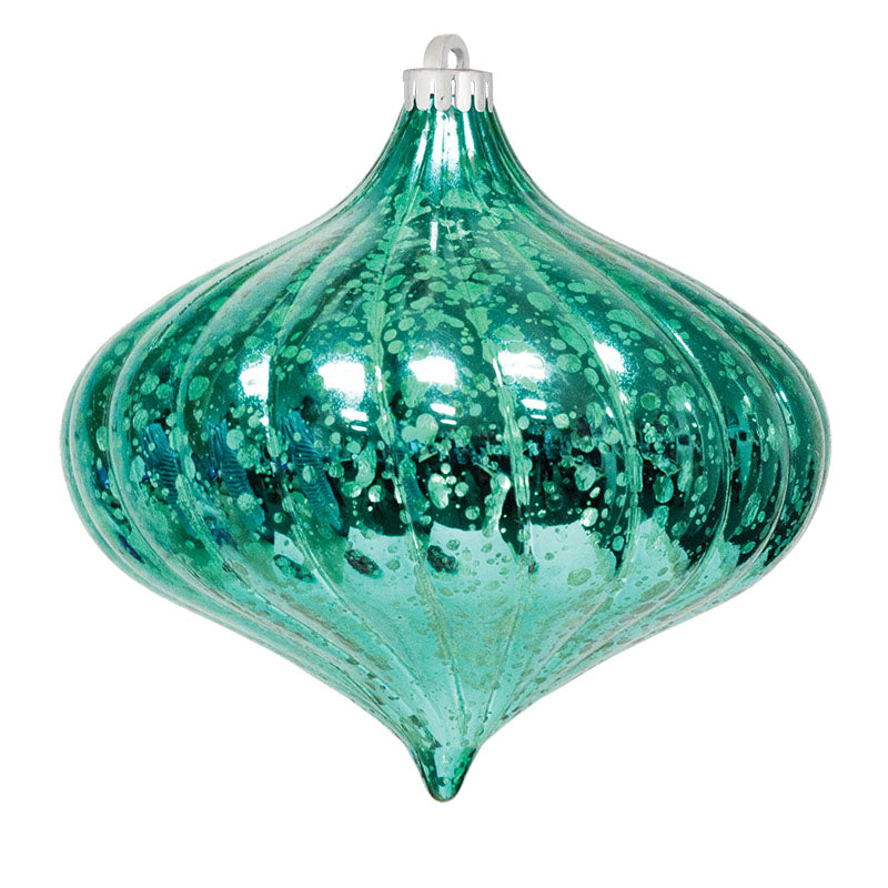 6" Commercial Top Swirl Mercury Ornament (Set of 8)