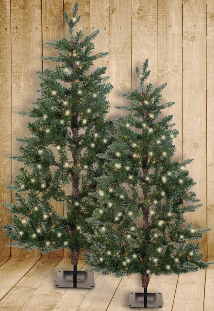 Flat Artificial Christmas Tree
