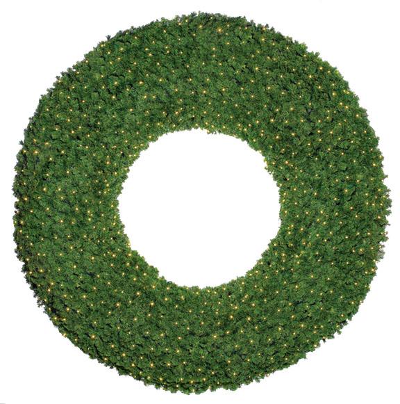 Natural Mountain Pine Commercial Christmas Wreath