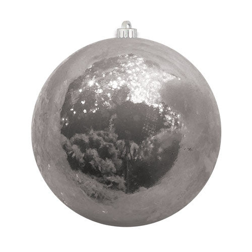 Silver Pearlized Christmas Ball Ornament