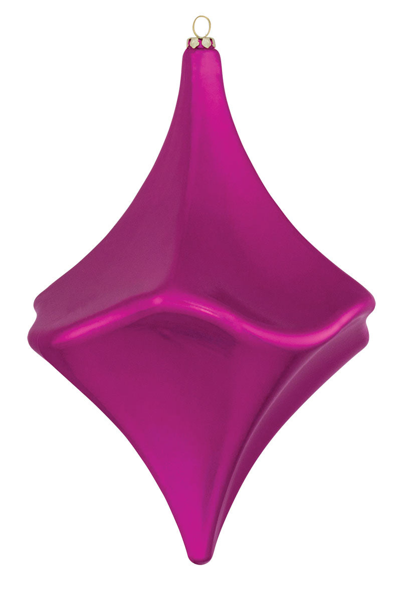 8" Short Diamond Finial Ornaments