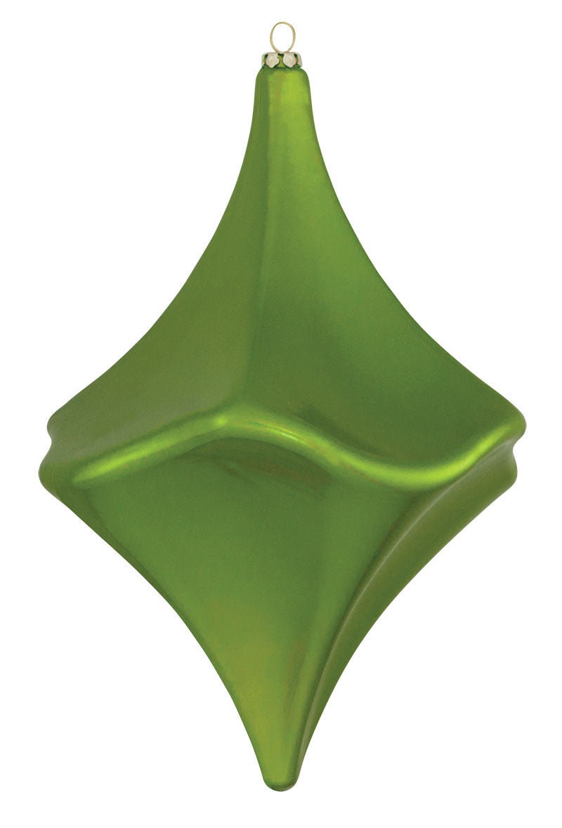 8" Short Diamond Finial Ornaments